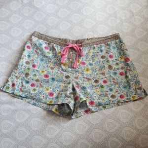 Boden Floral Lounge/Sleep Shorts